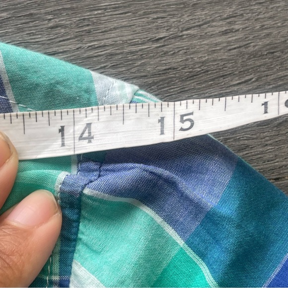 Bundle of 3 Talbots Blue Plaid Button-up Long Sleeve Cotton Shirts Women Petite - Picture 11 of 16